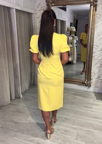 “Perri” Dress In Yellow