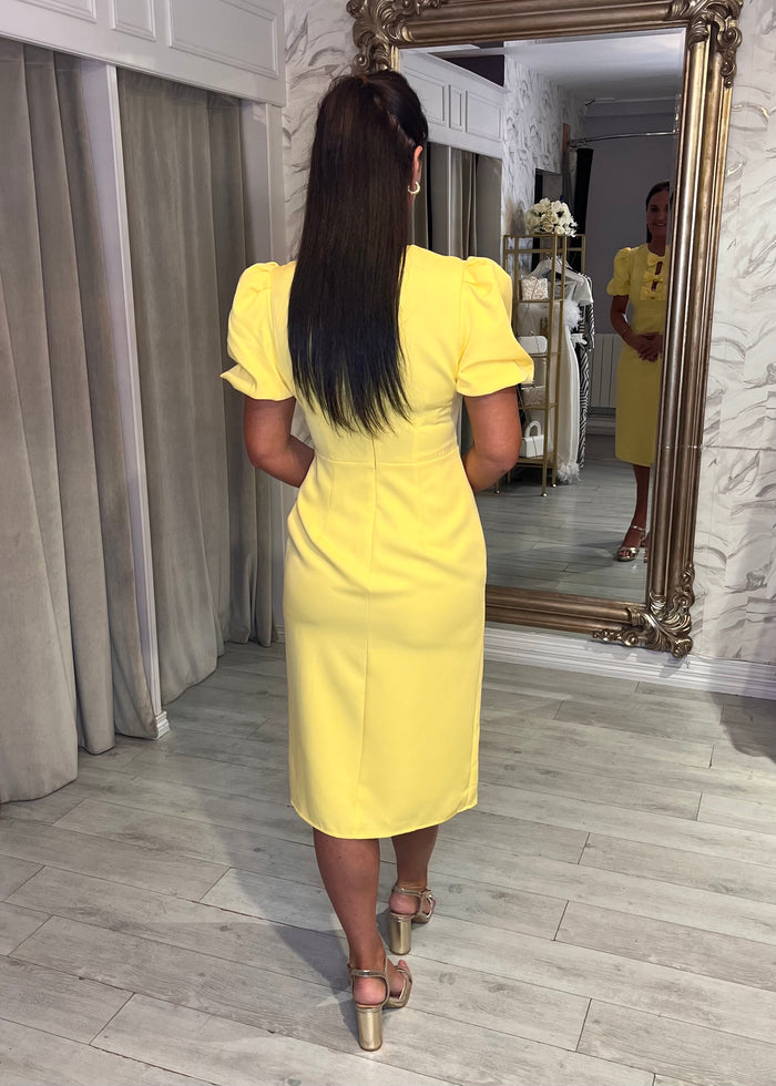 “Perri” Dress In Yellow