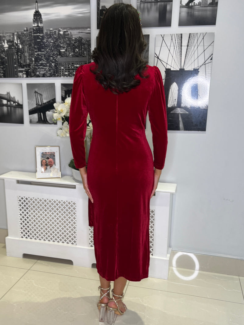 “Julia” Dress In Red