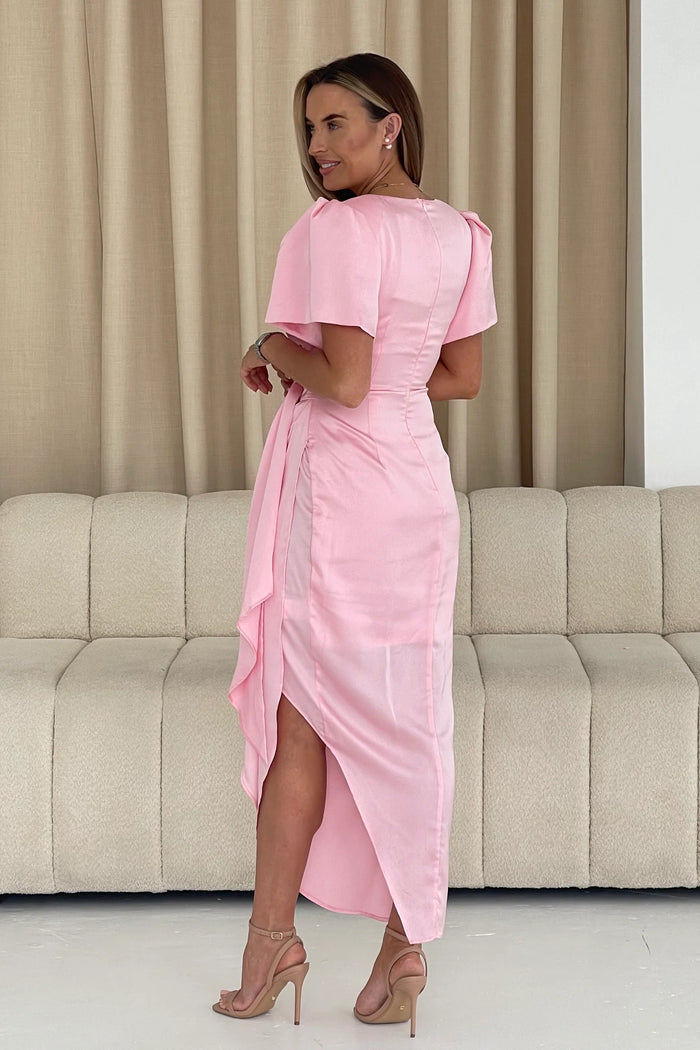 “Drew” Dress In Baby Pink