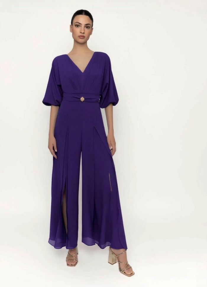 "Katie" Jumpsuit In Purple