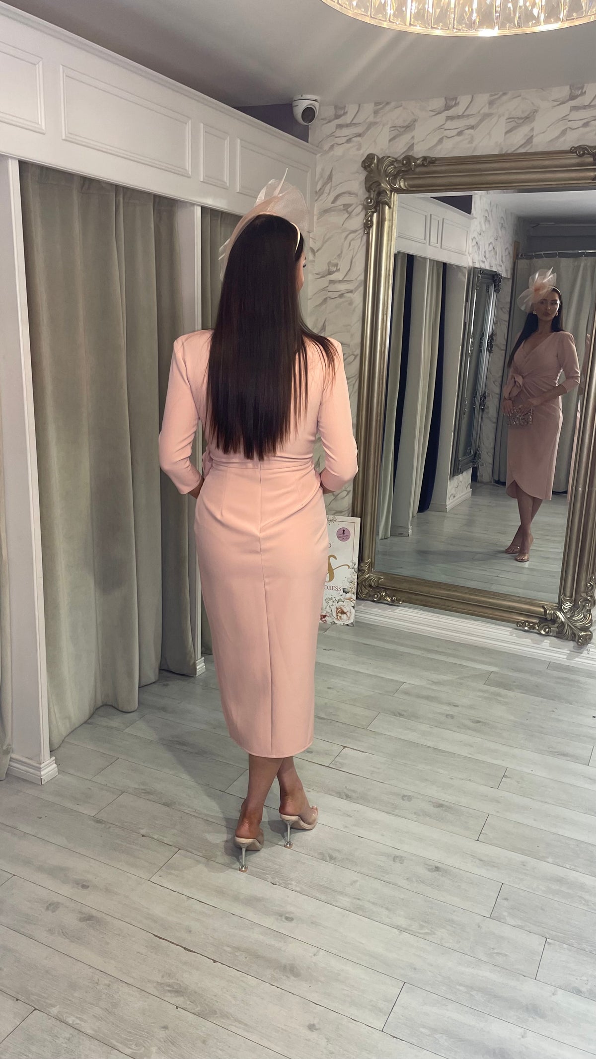 “Imogen” Dress In Blush