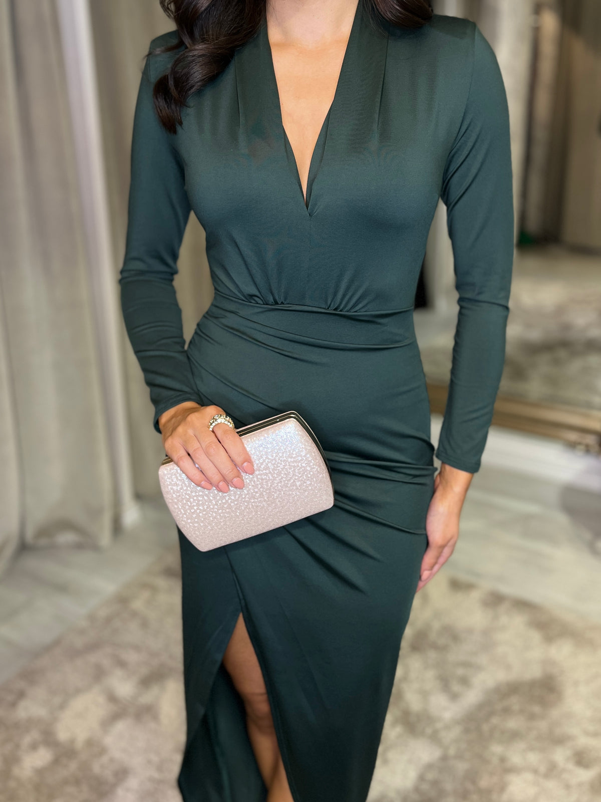 “Jackie” Dress In Green