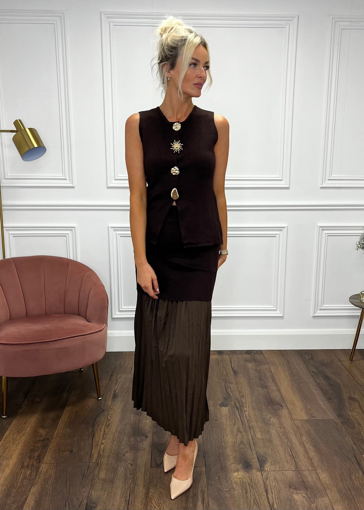 “Lexi” Two Piece In Brown