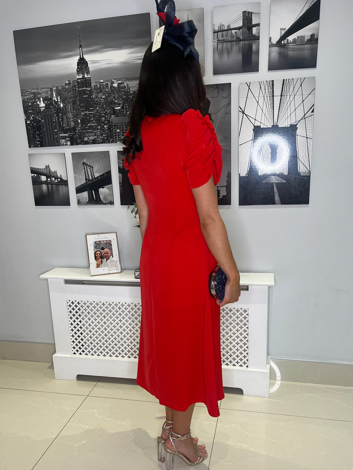 “Aileen” Dress In Red