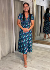 “Kelly” Dress Multi Print