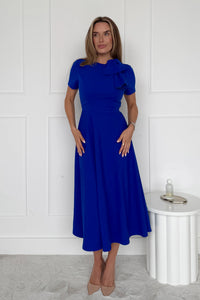 “Minta” Dress In Cobalt Blue