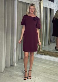"Emery" Dress In Burgundy