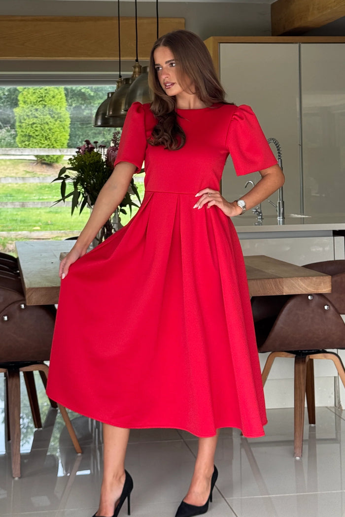 “Elowin” Dress In Red