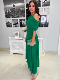“Francesca” Dress In Green