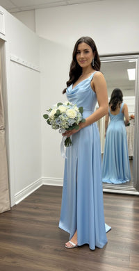 "Elera" Bridesmaid Dress In light blue