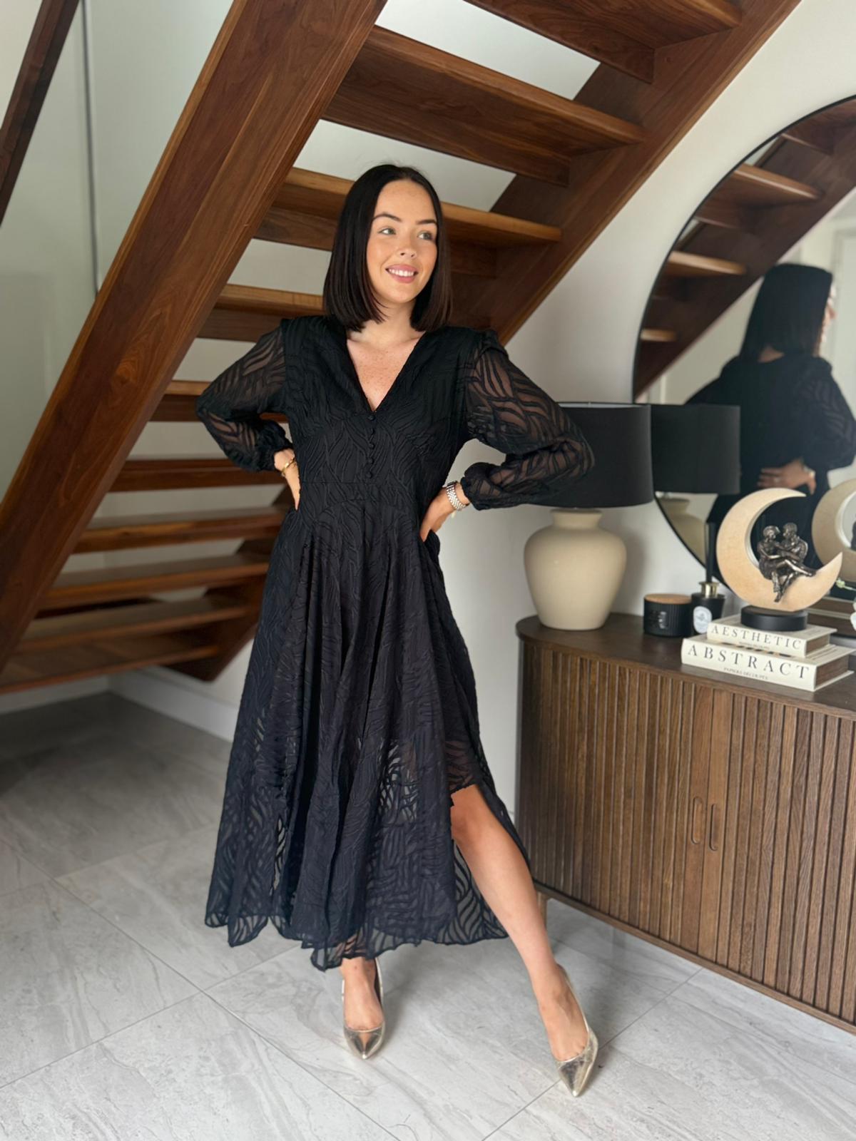 "Callie" Dress In Black
