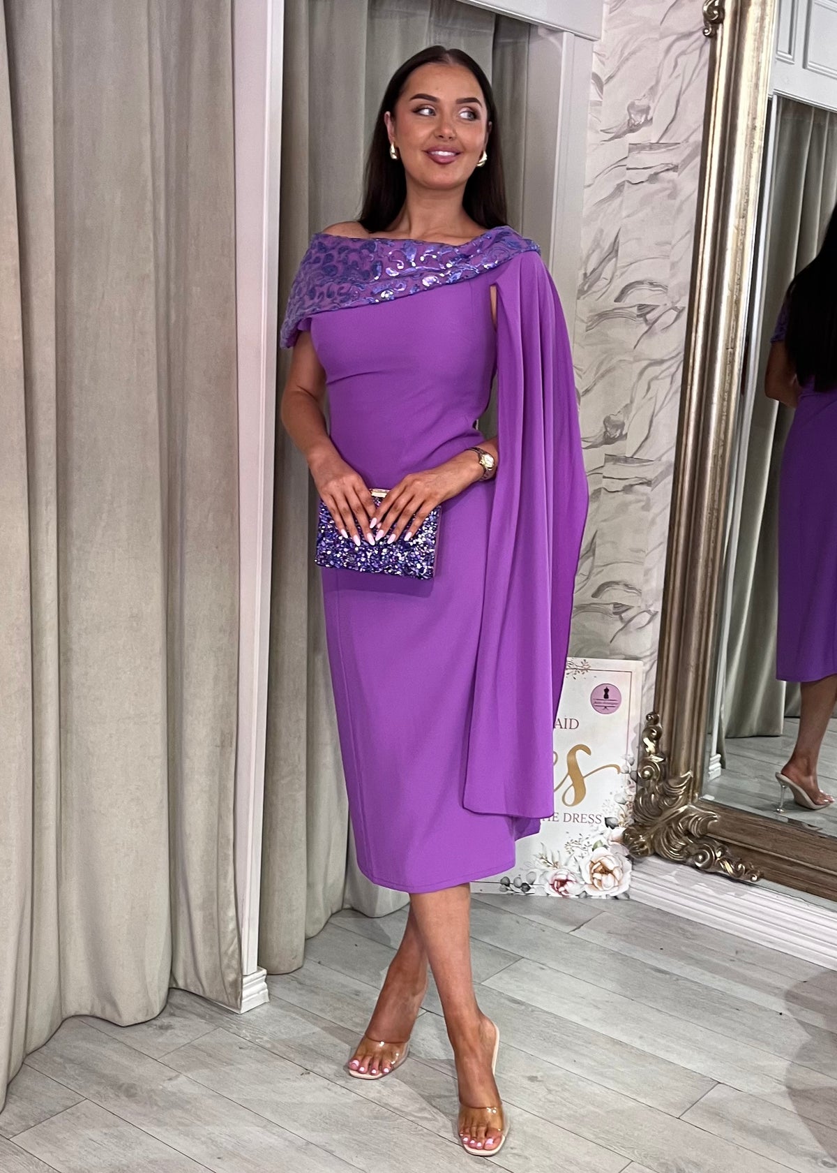 “Jasper” Dress in Purple