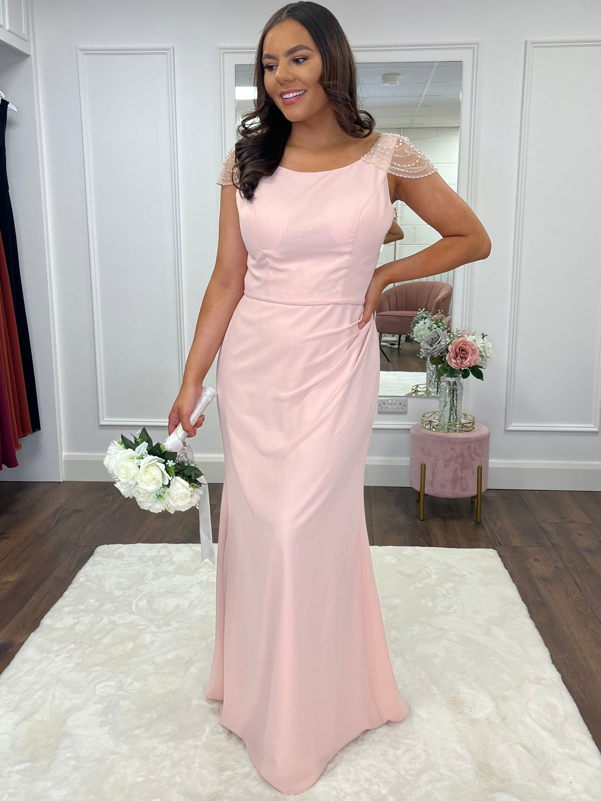Bridesmaid Dress In Ballet Pink Pure Boutique Bridesmaid Dress In Ballet Pink Pure Boutique