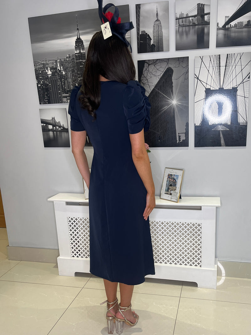 “Aileen” Dress In Navy