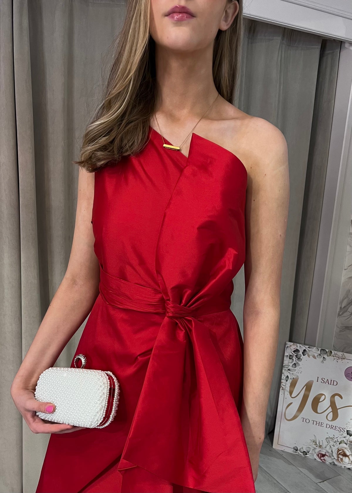 “Alicia” Dress In Red