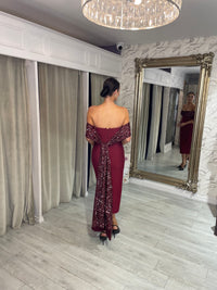 “Noelle” in Burgundy