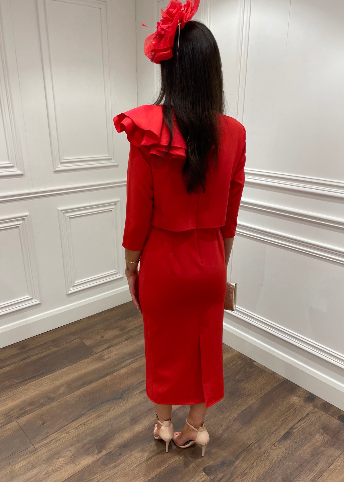 “Mabel” Dress In Red