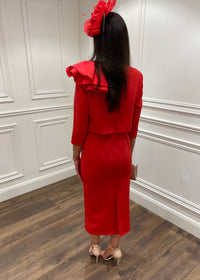 “Mabel” Dress In Red