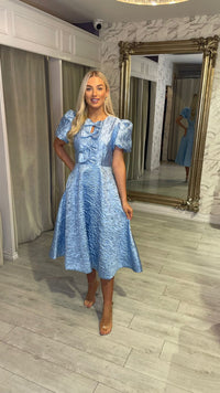 "Priya" Dress In Powder blue (Pre-Order)