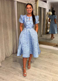 "Priya" Dress In Powder blue