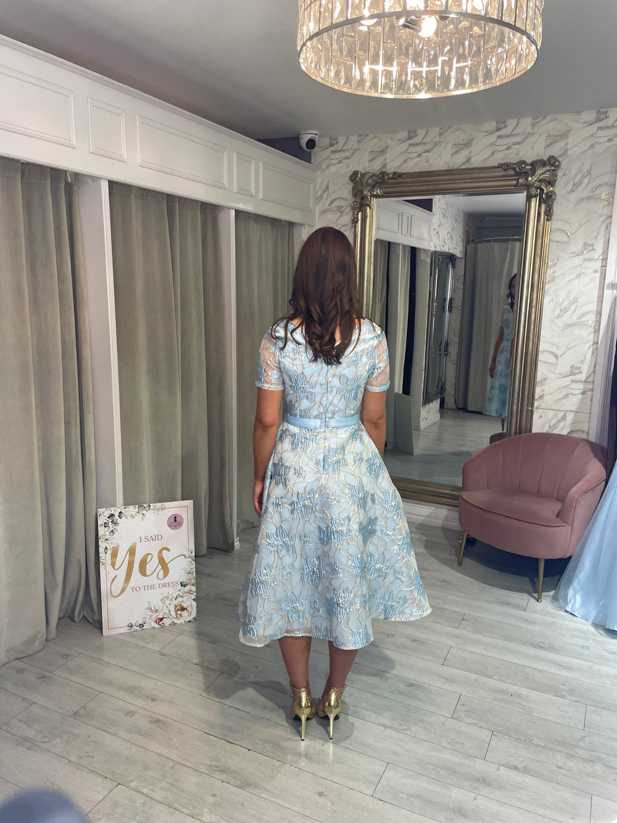 “Hollie” Dress In Blue