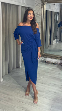 “Elsa” Dress In Royal Blue