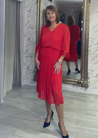 “Emerson” Dress In Red