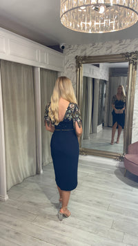 “Georgina” in navy