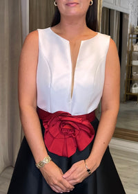 “Rosie” Dress In Monochrome