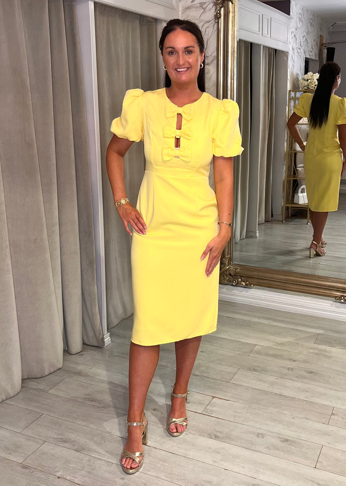 “Perri” Dress In Yellow