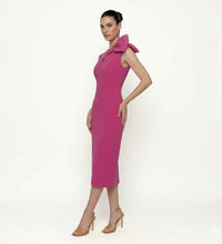 "Ola" Dress In Fuchsia