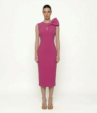 "Ola" Dress In Fuchsia