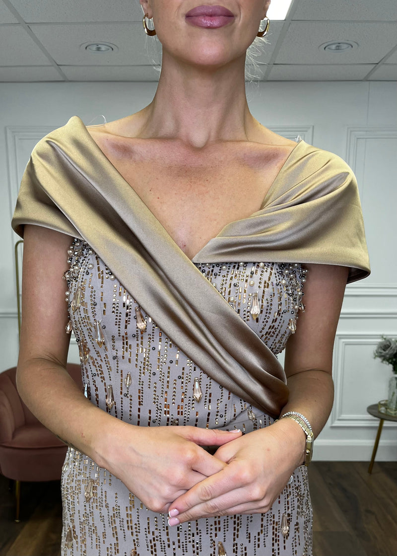 “Harper” Dress In Mink