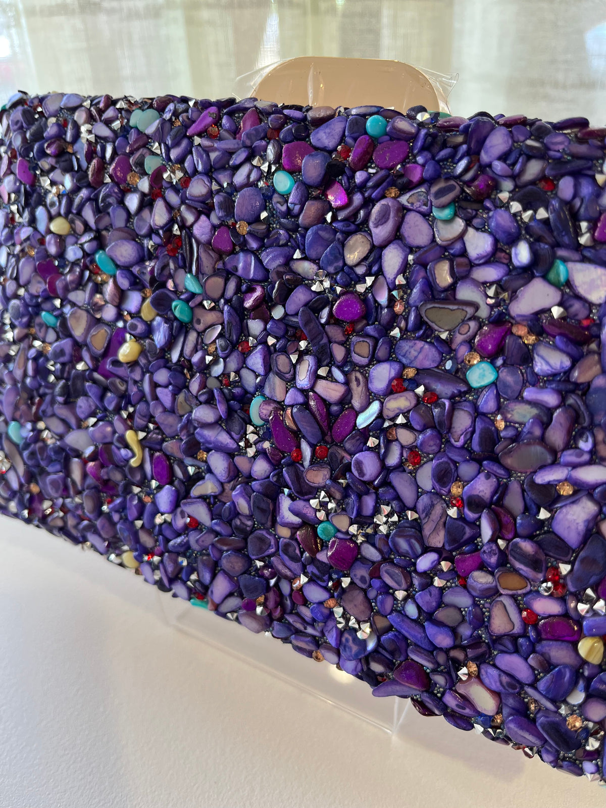 "Kayla" Handbag In Purple