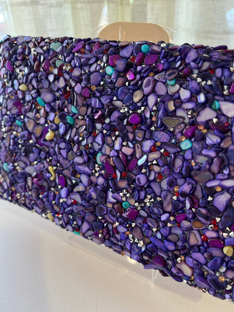 "Kayla" Handbag In Purple