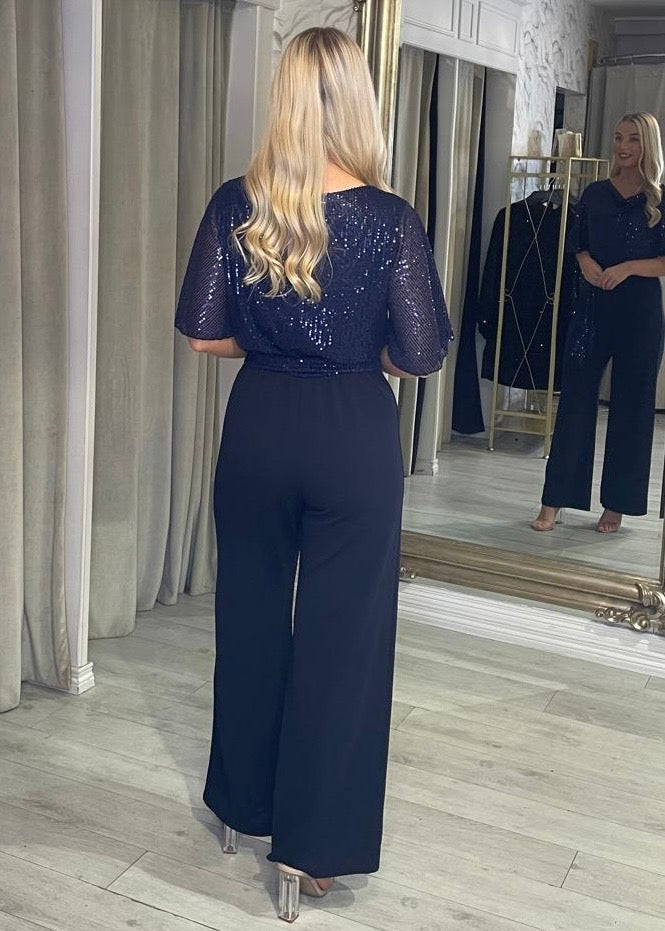"Críoa" Jumpsuit In Navy