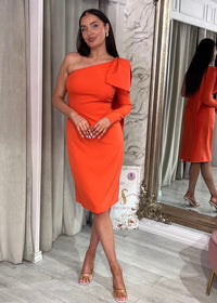 “Rudi” Dress In Orange