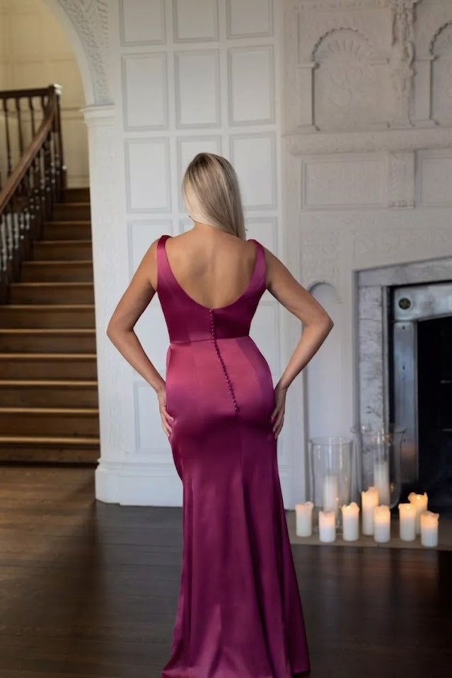 “cherry” Bridesmaid Dress