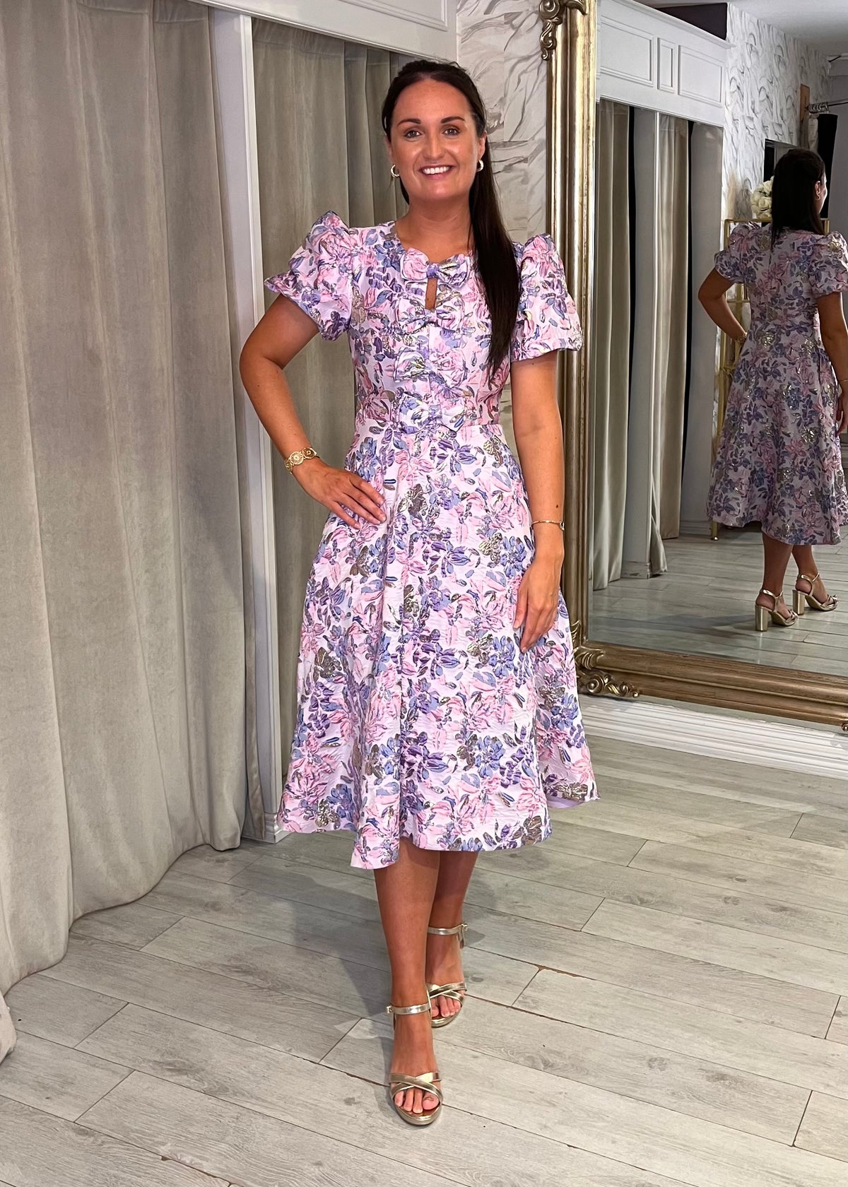 "Priya" Dress In Lilac