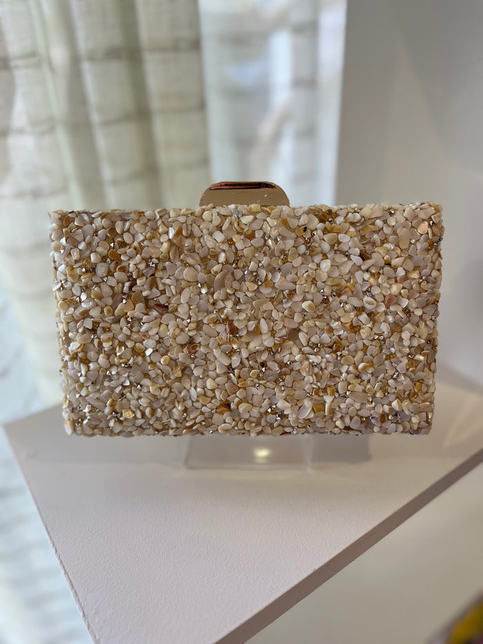 "Kayla" Handbag In Cream