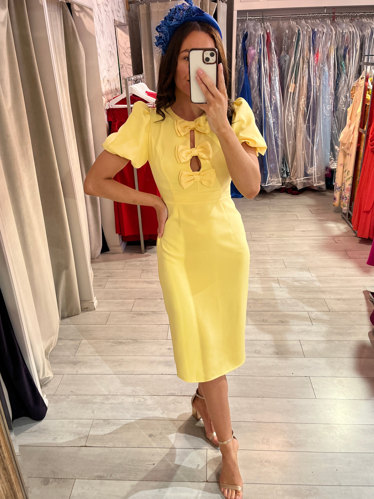 “Perri” Dress In Yellow