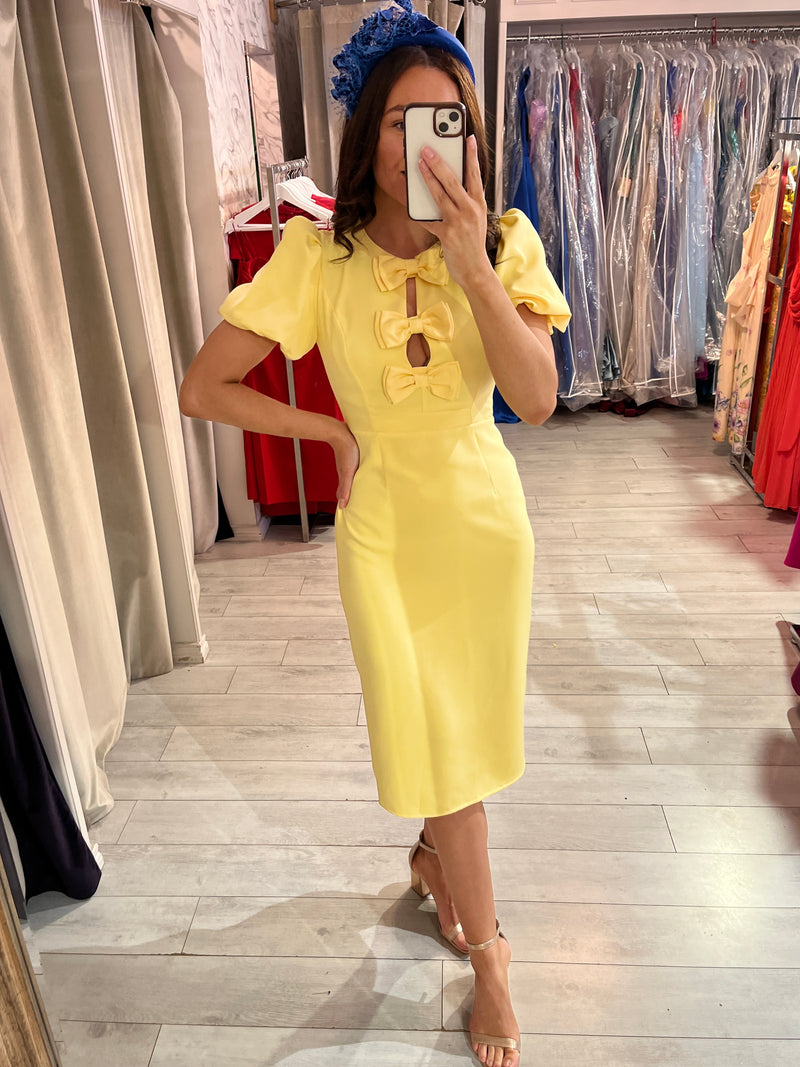 “Perri” Dress In Yellow