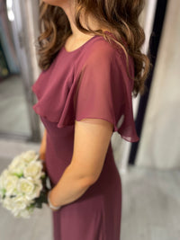 “Meg” Bridesmaid Dress In Port