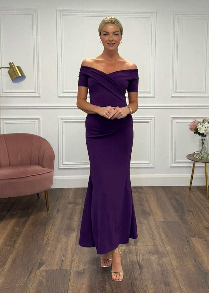 "Florence" Dress In Purple