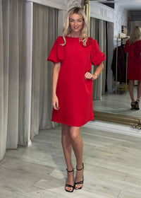 "Emery" Dress In Red