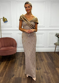 “Harper” Dress In Mink