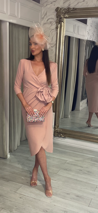 “Imogen” Dress In Blush