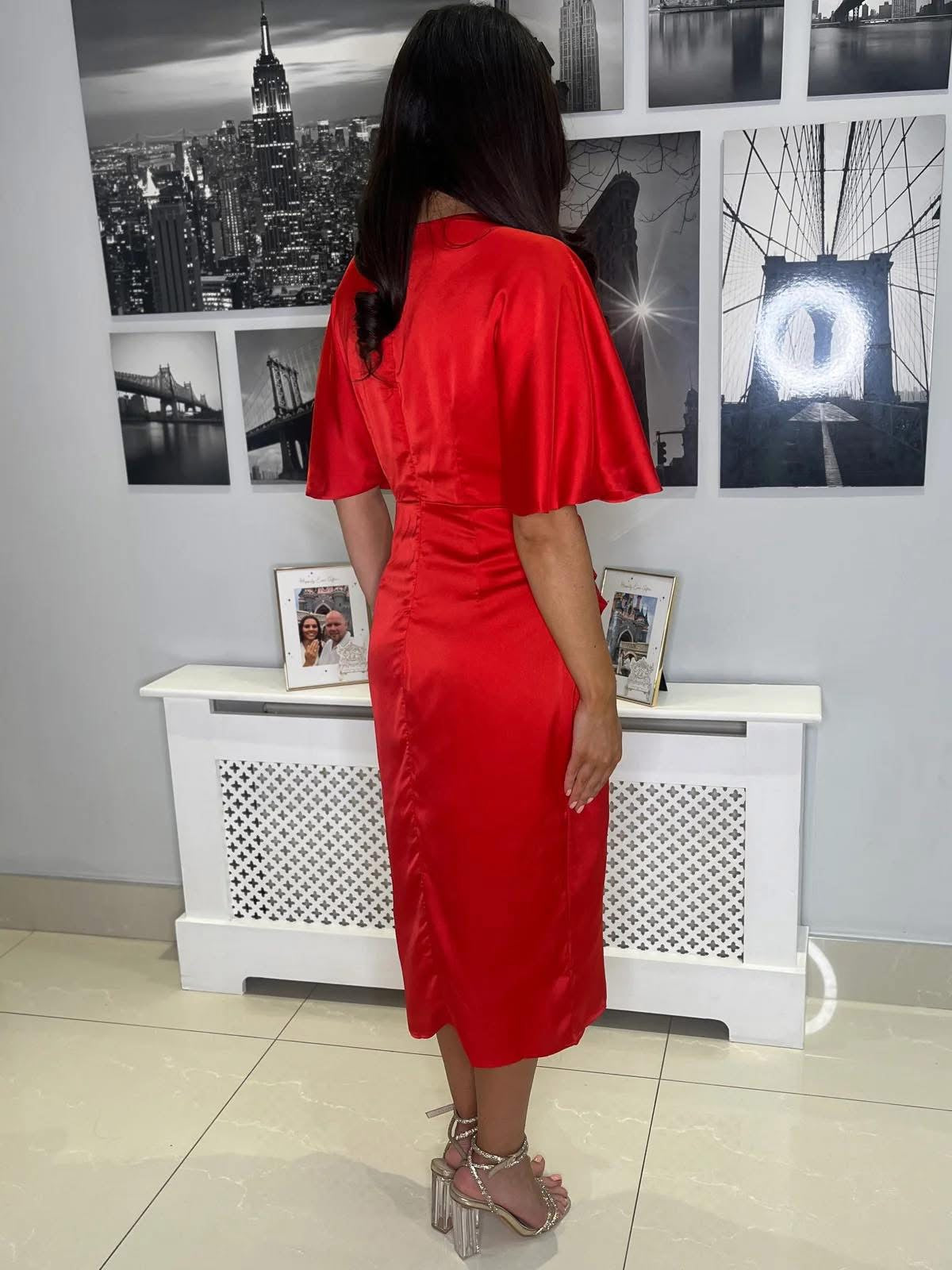 “Shelly” Dress In Red