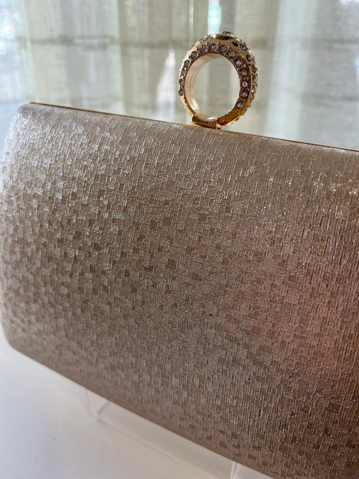 "Paisley" Handbag In Gold